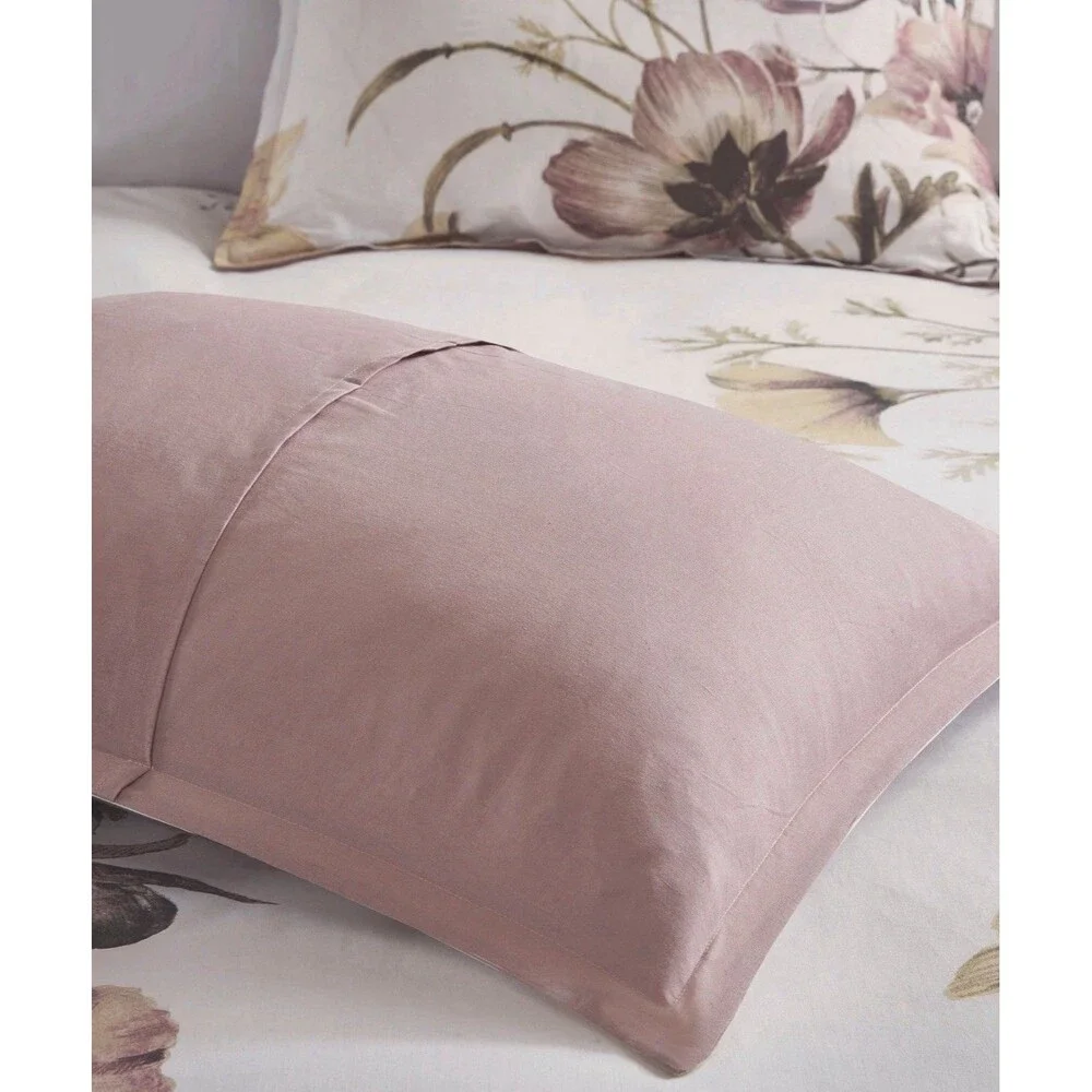 3pc Full/Queen Maddy Cotton Printed Duvet Cover Set Blush - Madison Park NEW